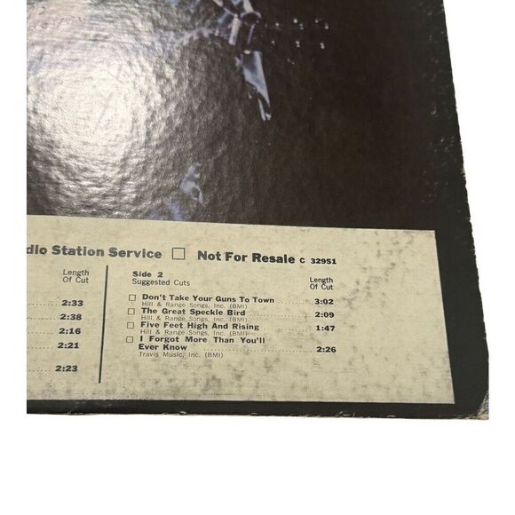 Columbia House Johnny Cash "Five Feet High And Rising - Radio station Promo 1974 - Picture 3 of 11